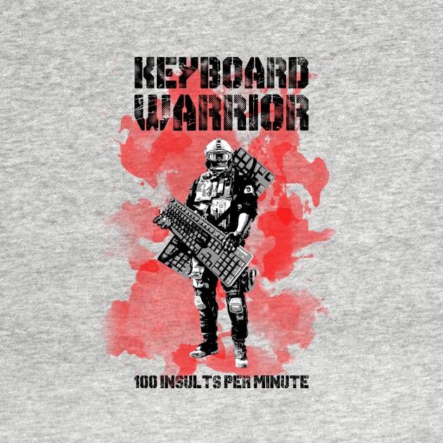 Keyboard warrior by Bomdesignz